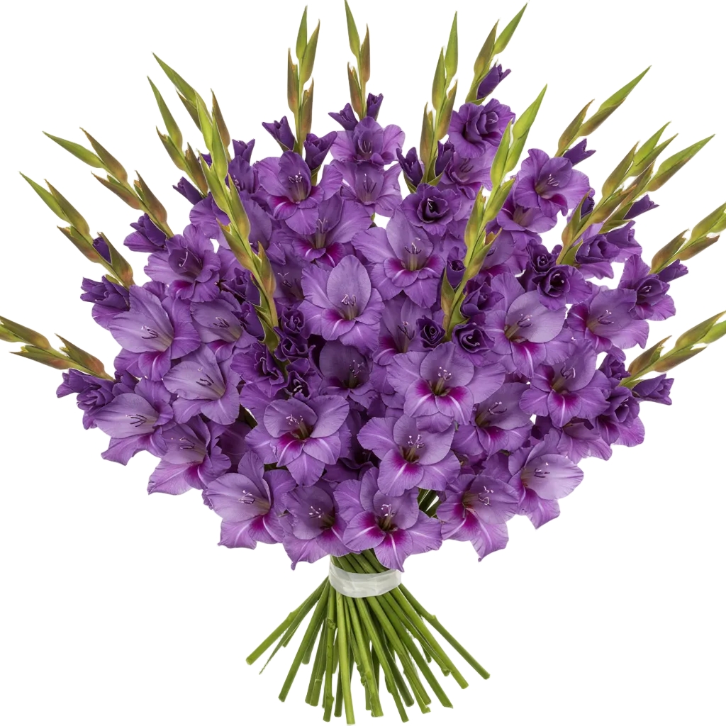 Purple Gladiolus Bouquet