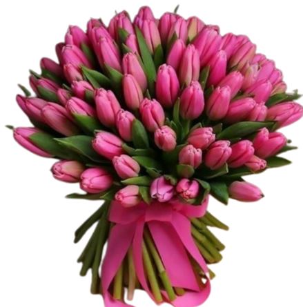 Adour Pink Tulips Bouquet - Florist London
