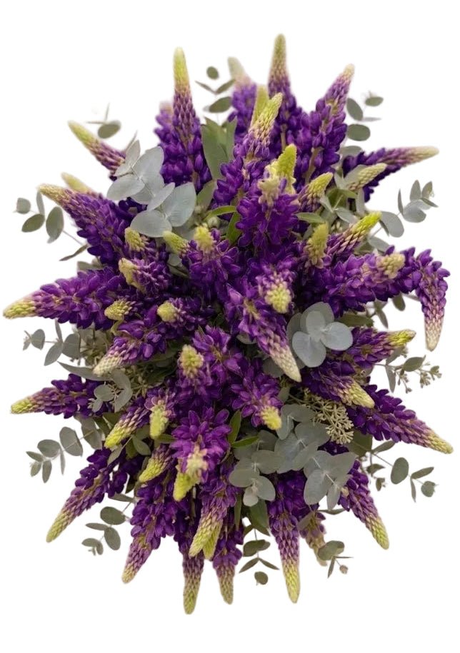Amazing Bouquet of Lupinus with Greenery - Florist London