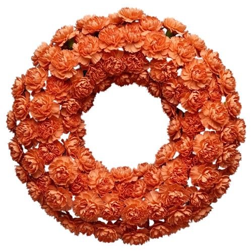 Classic Carnations Wreath - Florist London