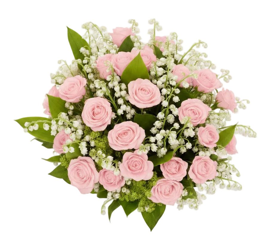 Classic Lily of Valey with Spray Roses Bouquet - Florist London