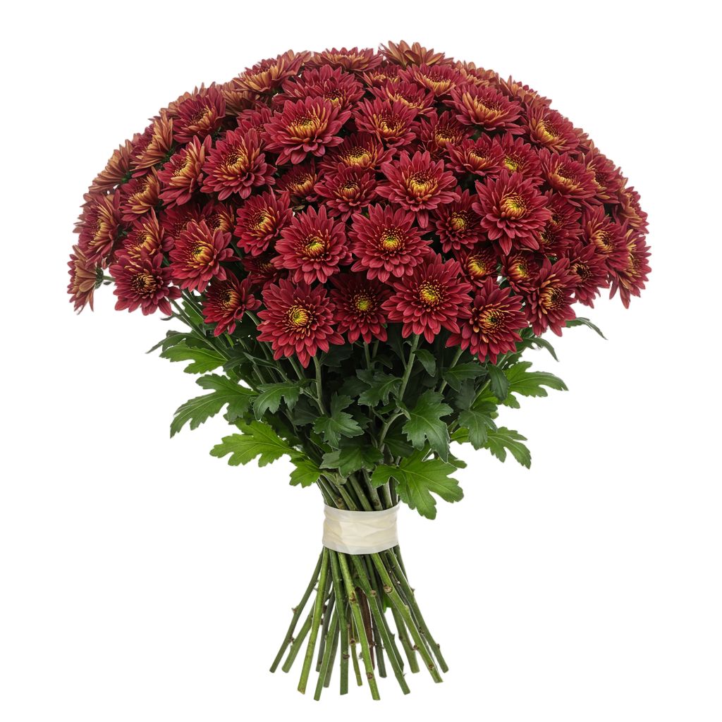 Classic Red Chrysanthemum Bouquet