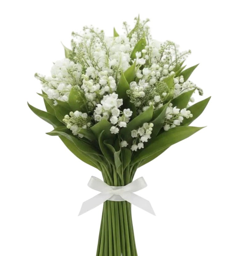 Cute Fragrant Bouquet of Lily of the Valley with Green Bell - Florist London