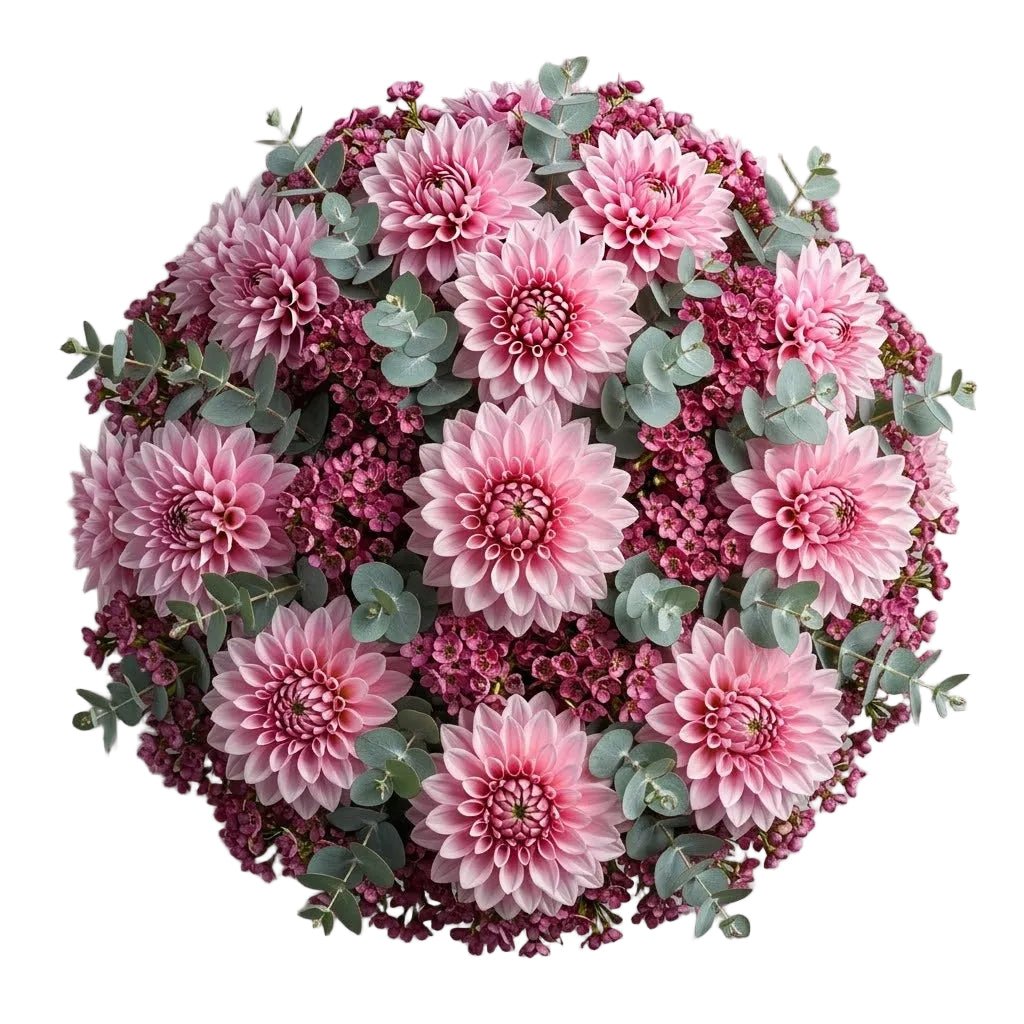 Dahlia & Eucalyptus Bliss Bouquet - Florist London