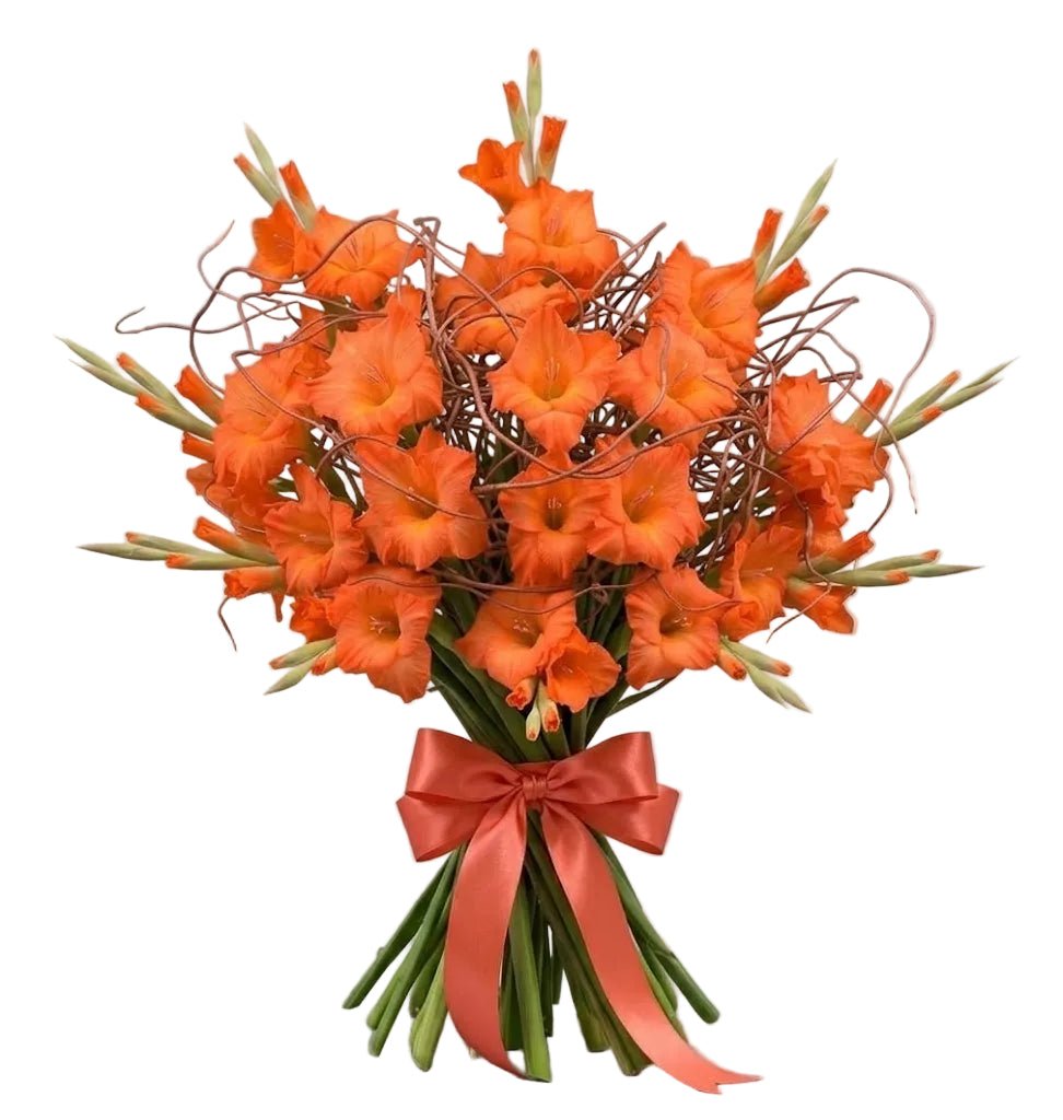 Gladiolus with Willow Twist Bouquet - Florist London