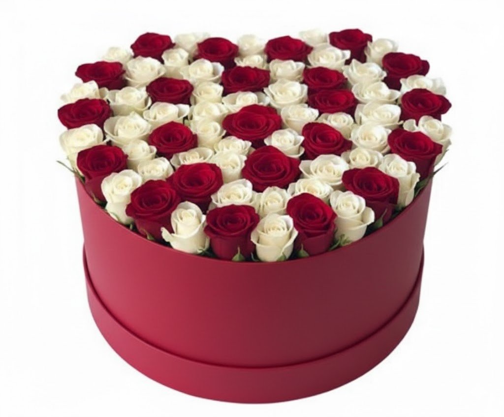 Gorgeous Roses and Spray Roses Box - Florist London