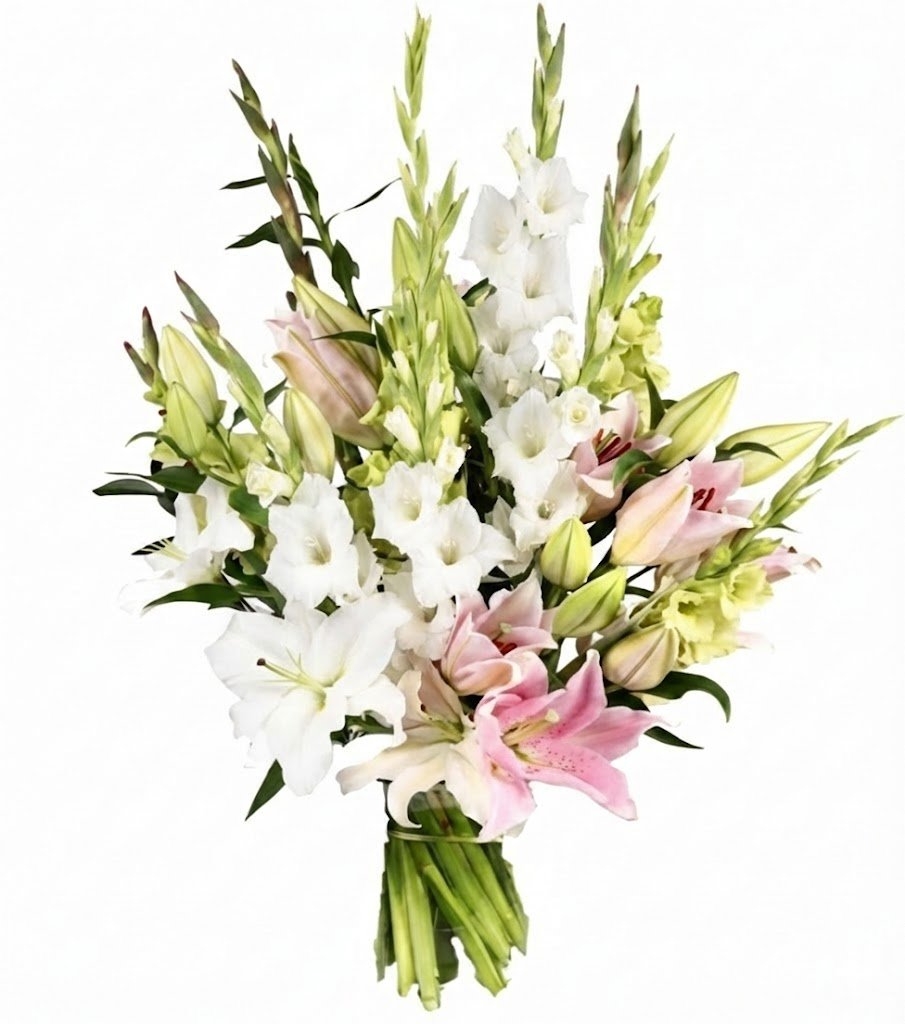 Lily and Gladiolus Bouquet - Florist London