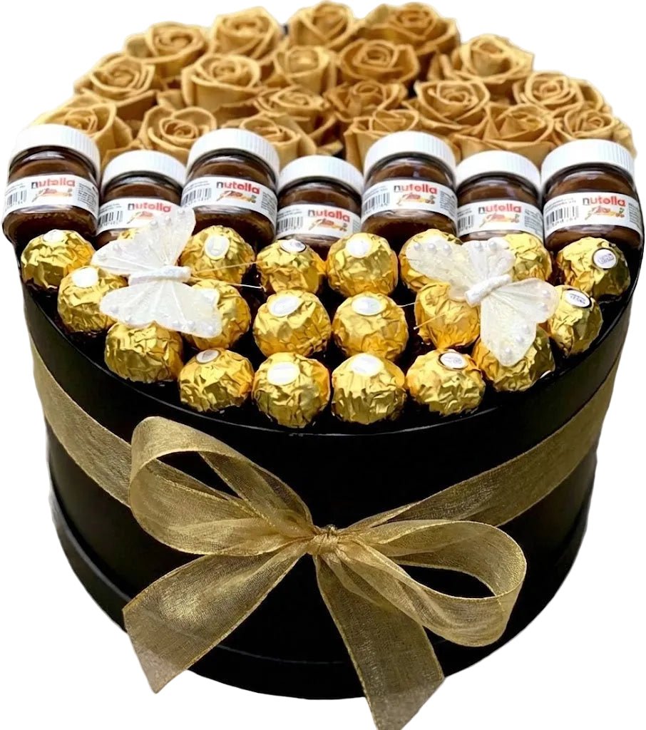 Luxury Roses and Chocolates in a Box - Florist London