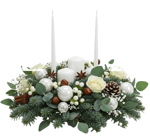 Luxury White and Silver Centerpices - Florist London