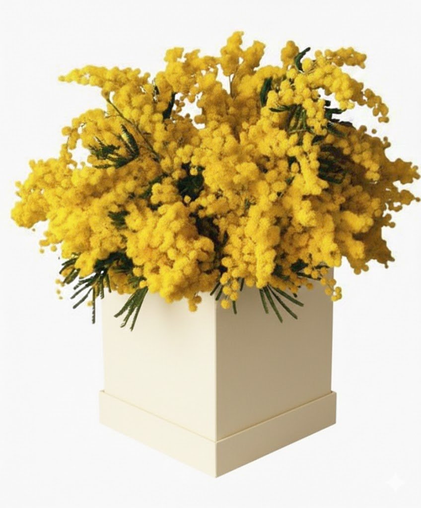 Mimosa Scented Box - Florist London