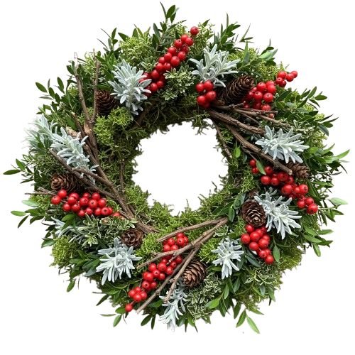 Moss & Berry Harvest Wreath - Florist London