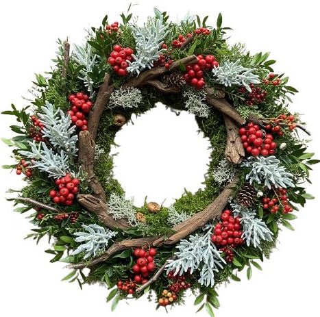 Moss & Berry Harvest Wreath - Florist London