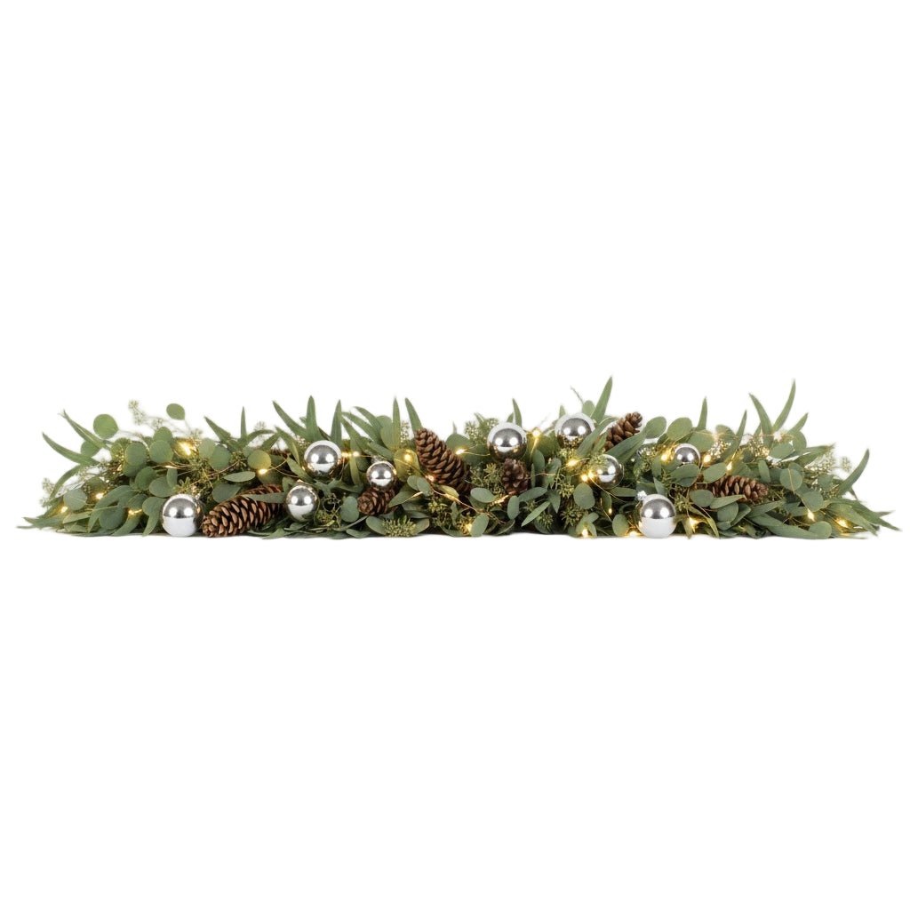 Nature’s Touch Garland with Eucalyptus and Cones - Florist London
