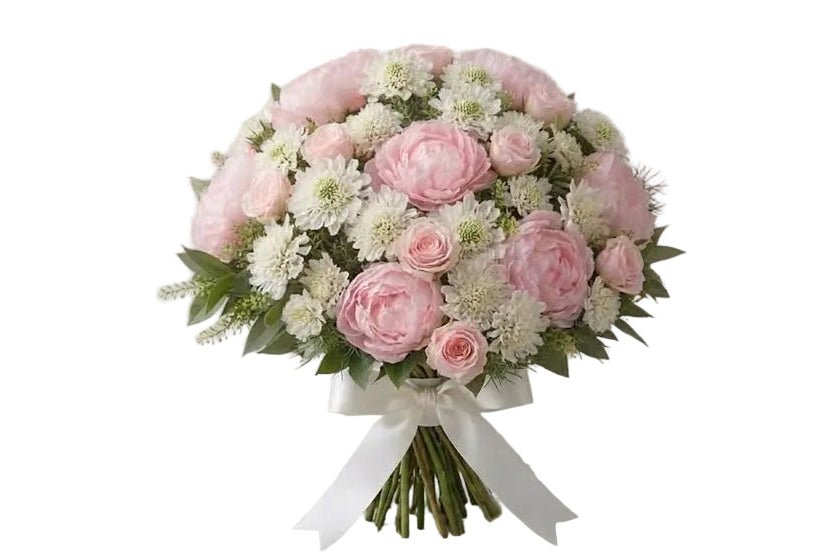 Pink Peonies and Scabiosa Gorgeous Bouquet - Florist London