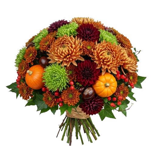 Rustic Harvest Pumpkin Bloom Bouquet