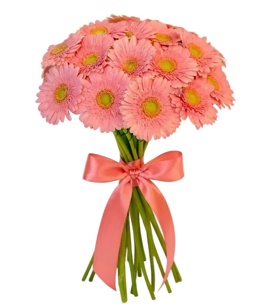 Salmon Gerbera Bouquet - Florist London