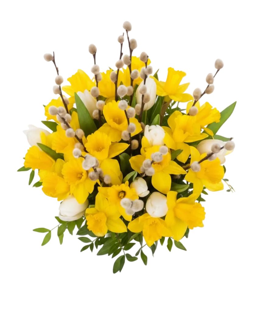 Spring Bouquet with Catkins - Florist London