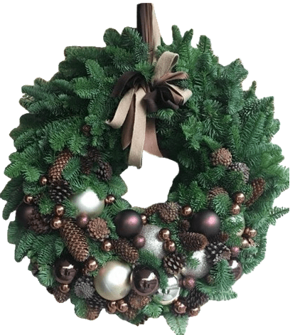 Timeless Woodland Holiday Wreath - Florist London