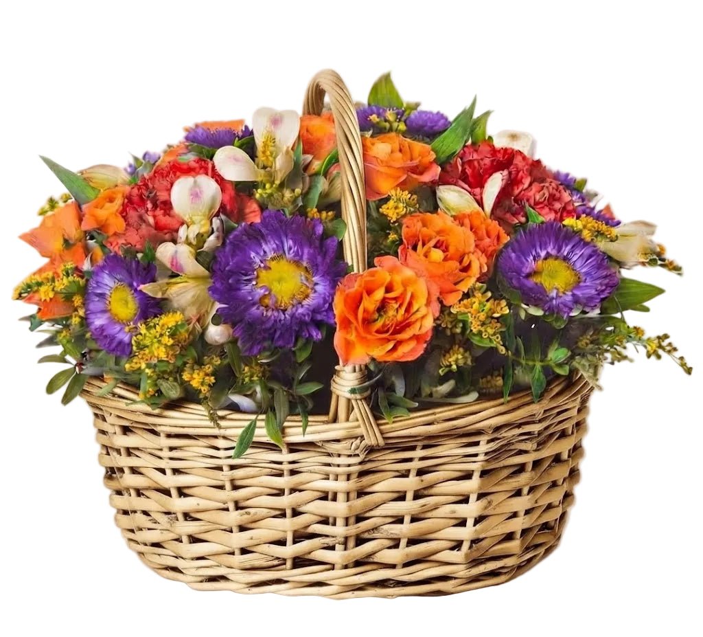 Vibrant Autumn Basket - Florist London