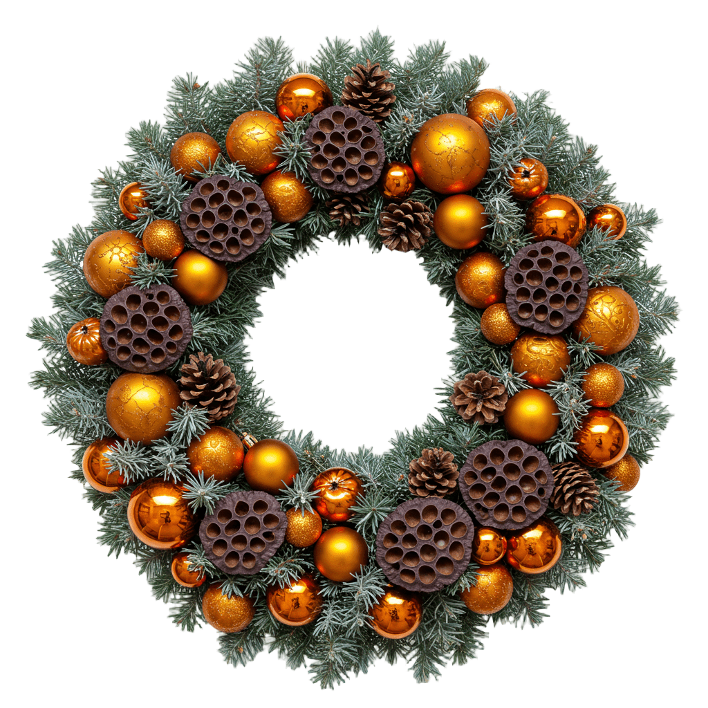 Warm Glow Holiday Wreath - Florist London