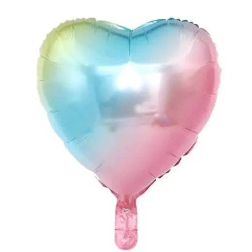 18 inch Rainbow Heart Helium Balloon - Florist London