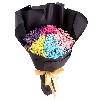 A Five Colour Gypsophila Bouquet - Florist London