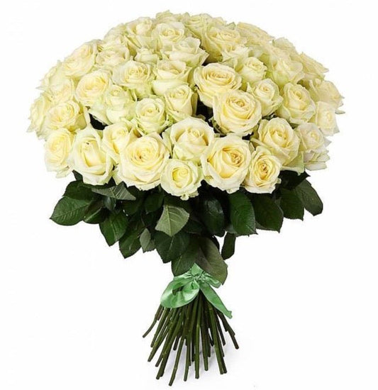 Avalanche White Roses Bouquet - Florist London