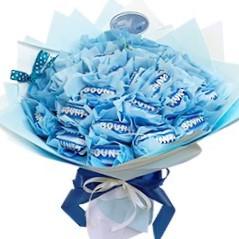 Blue Candy Bouquet - Florist London