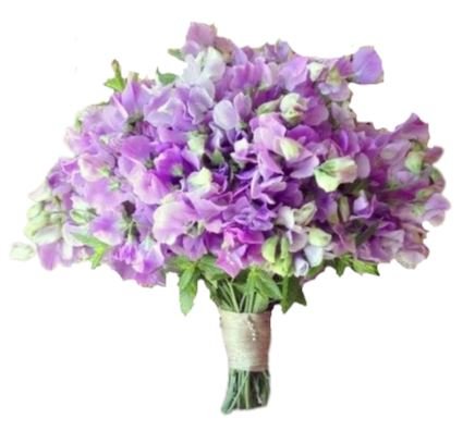 Bouquet of Lavender Sweet Pea - Florist London