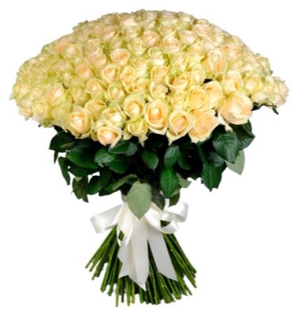 Bouquet of Peach Avalanche Roses - Florist London