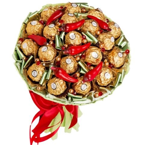 Chocolate Bouquet with Chilli - Florist London