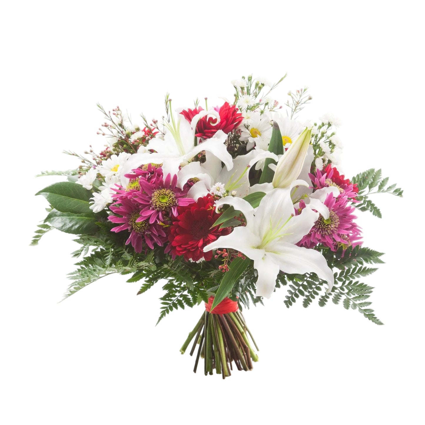 Chrysanthemum and Lily Bouquet - Florist London