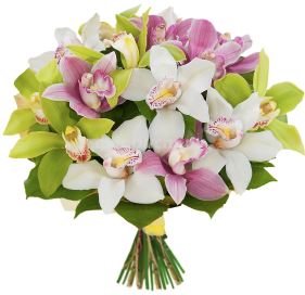 Colorful Cymbidium Bouquet - Florist London
