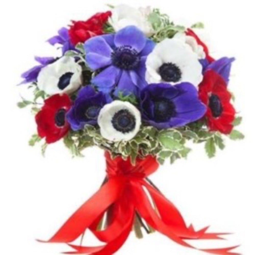 Colourful Anemones Bouquet - Florist London