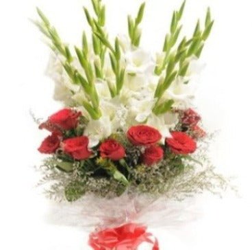 Gladiolus with Roses Bouquet - Florist London