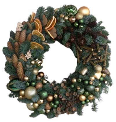Gracefulness Christmas Wreath - Florist London