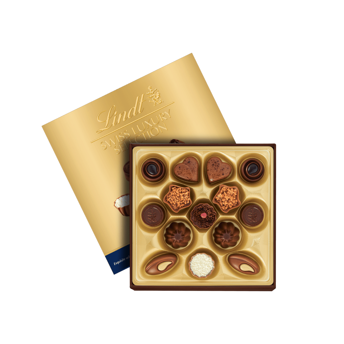 Lindt SWISS LUXURY SELECTION Chocolate Box 145g - Florist London