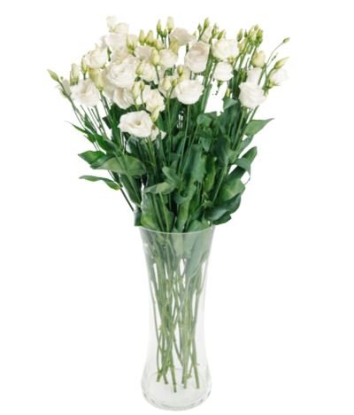 Lisianthus Bouquet in Vase - Florist London
