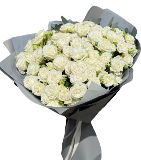 Luxury Bridal Flow Fragrant Spray Roses Bouquet - Florist London