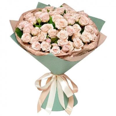 Luxury Pastel Pink Spray Roses Bouquet - Florist London