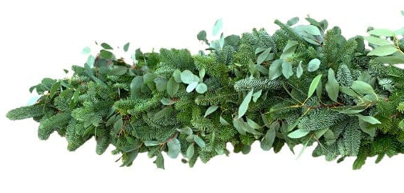 Natura Fresh Holiday Garland with Eucalyptus - Florist London