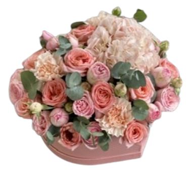 Pink and Peach Blooming Box