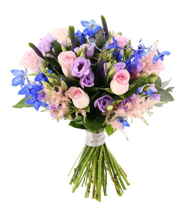 Pink and Purple Premium Bouquet - Florist London