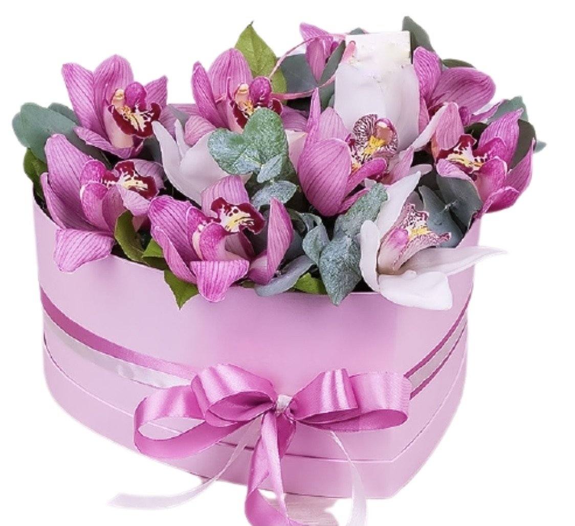 Romantic Cymbidium Box - Florist London