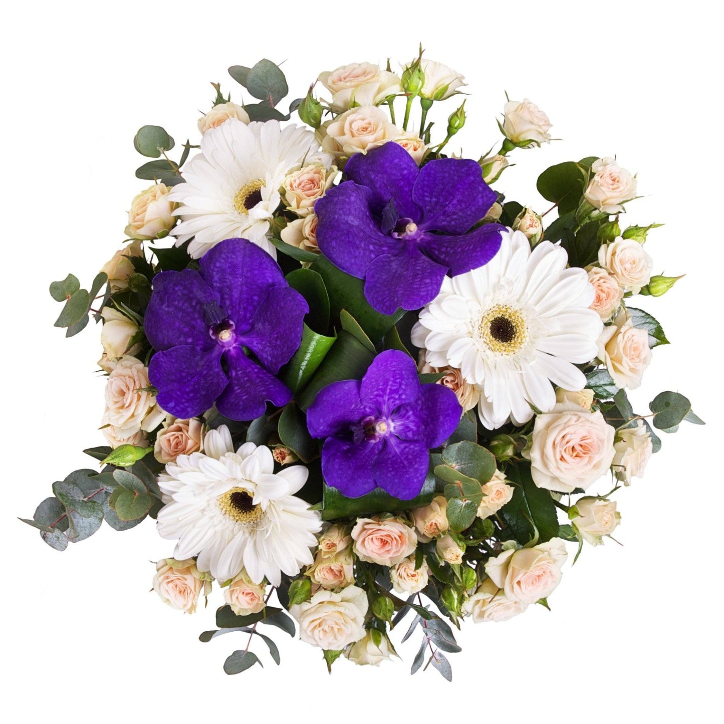 Spray Roses with Vanda Bouquet - Florist London