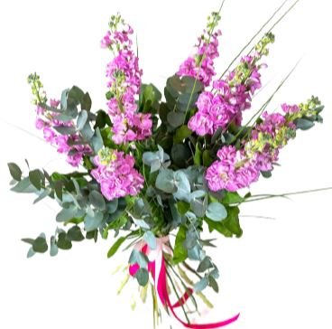Stock Bouquet with Foliage - Florist London
