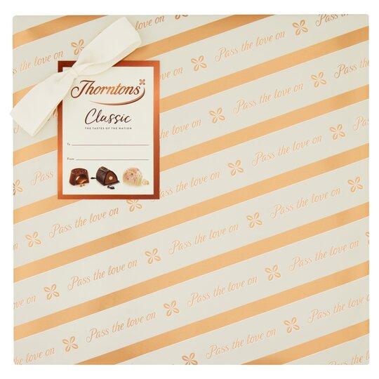 Thorntons Classic Collection Milk White Dark Chocolate