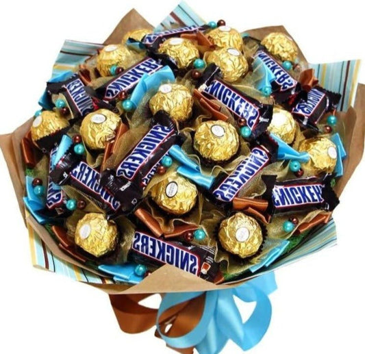 Two Types of Chocolates Bouquet - Florist London