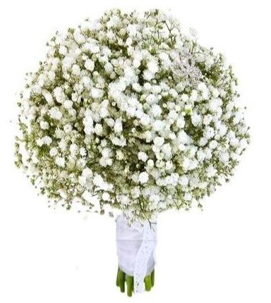 White Gypsophila Wedding Bouquet - Florist London