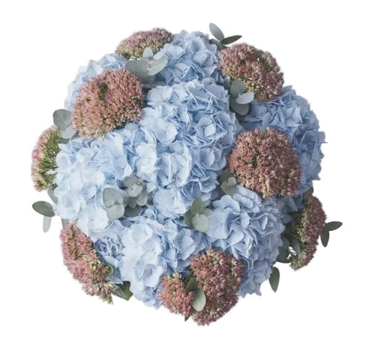 Bouquet of Hydrangea with Sedum